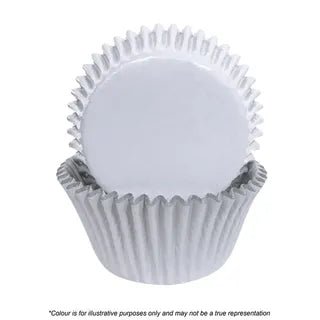 CAKE CRAFT | 408 WHITE FOIL BAKING CUPS 72 pieces