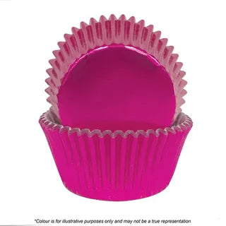 CAKE CRAFT | 408 PINK FOIL BAKING CUPS | 72 pieces