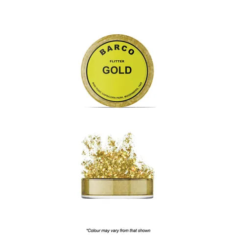 BARCO | FLITTER GLITTER | GOLD HOLOGRAM | NON TOXIx