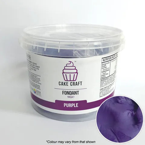 CAKE CRAFT | FONDANT | PURPLE | 1KG FONDANT