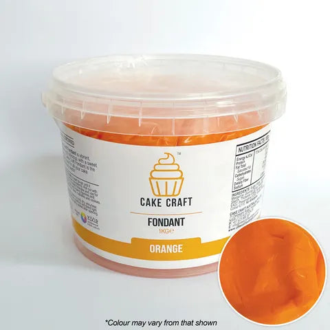 CAKE CRAFT | FONDANT | ORANGE | 1KG FONDANT