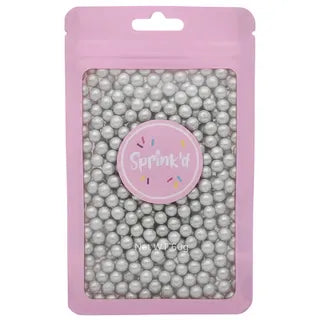 SPRINKD | SUGAR BALLS | SILVER | 4MM | 60G sugar pearls