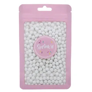 SPRINKD | SUGAR BALLS | WHITE | 4MM | 60G sugar pearls