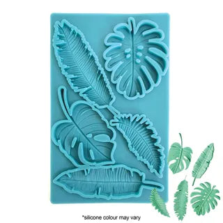 TROPICAL LEAF SILICONE FONDANT MOULD