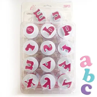 LARGE LOWERCASE ALPHABET CUTTERS