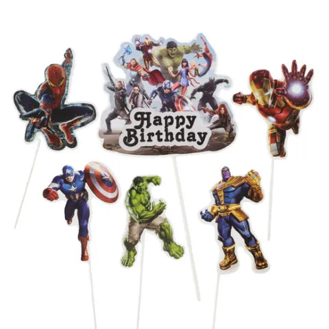 WISH | AVENGERS | TOPPER SET | 6 PC other topper