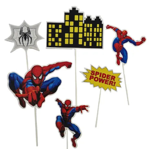 WISH | SPIDERMAN | TOPPER SET | 6 PC other topper