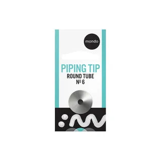 6 S/S ROUND PIPING TIP