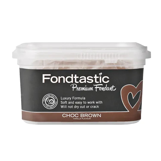 FONDTASTIC FONDANT CHOC BROWN 250g fondant