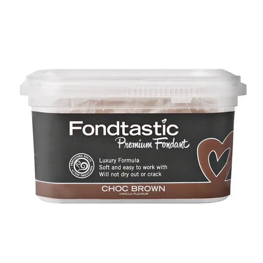 FONDTASTIC FONDANT CHOC BROWN 250g fondant