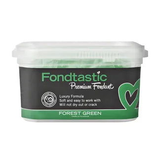 FONDTASTIC FONDANT FOREST GREEN 250G FONDANT