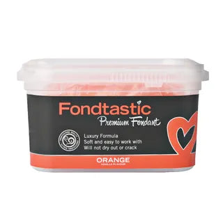 FONDTASTIC FONDANT ORANGE 250G FONDANT