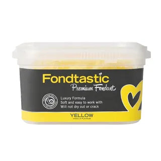 FONDTASTIC FONDANT YELLOW 250G FONDANT