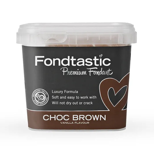 FONDTASTIC FONDANT CHOC BROWN 1KG fondant