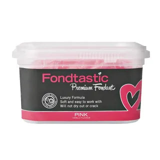 FONDTASTIC FONDANT PINK 250G FONDANT