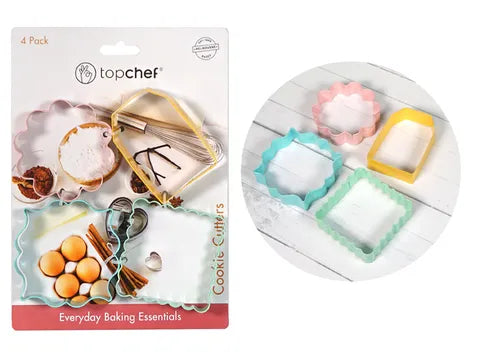 SHAPES 4PK COOKIE CUTTER SET