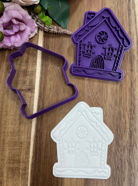gingerbread house christmas set