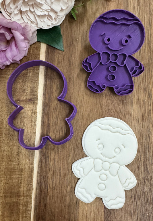 gingerbread man christmas set