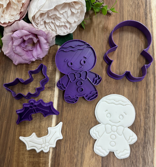 PYO christmas gingerbread man set