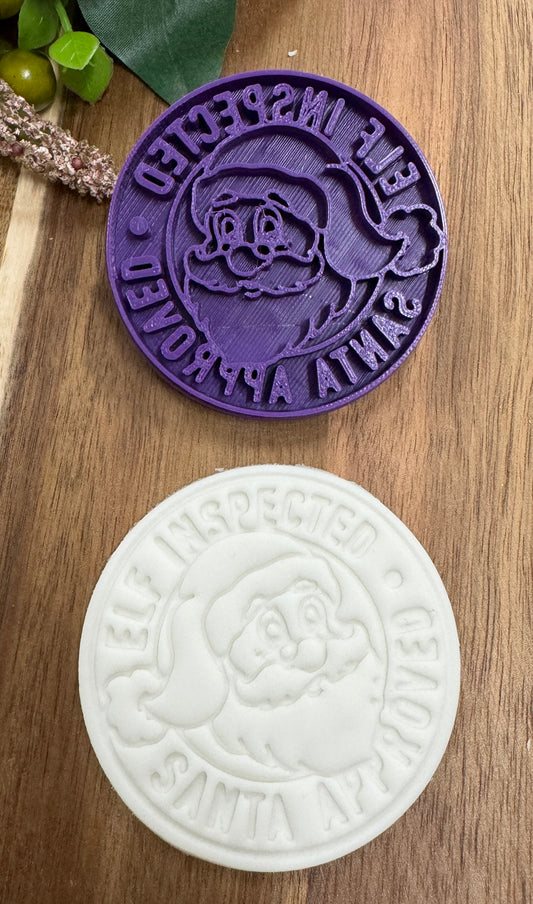 7cm santa approved christmas