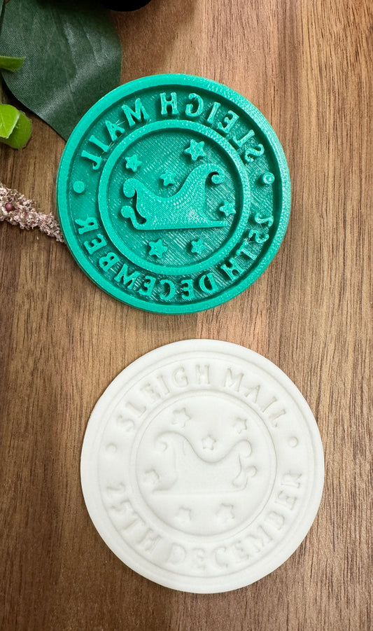 7cm sleigh mail christmas