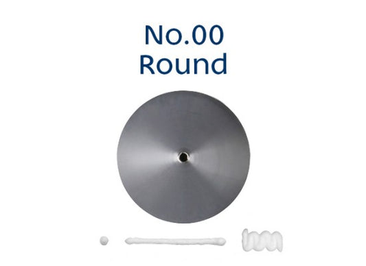 No. 00 ROUND STANDARD S/S PIPING TIP