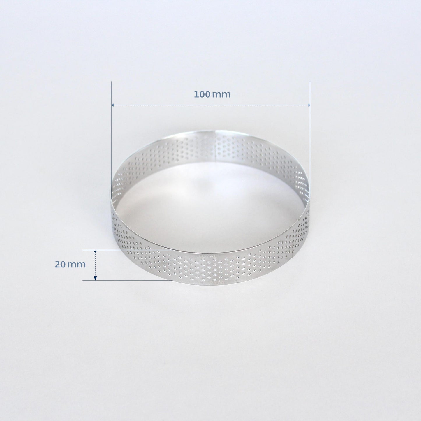 100mm PERFORATED RING S/S ROUND