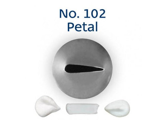 No. 102 PETAL STANDARD S/S PIPING TIP