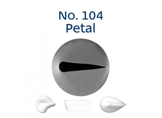 No. 104 PETAL STANDARD S/S PIPING TIP