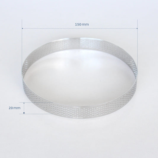 150mm PERFORATED RING S/S ROUND