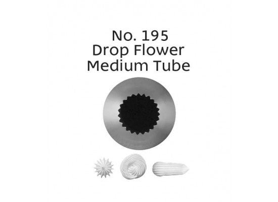 No. 195 DROP FLOWER MEDIUM S/S PIPING TIP