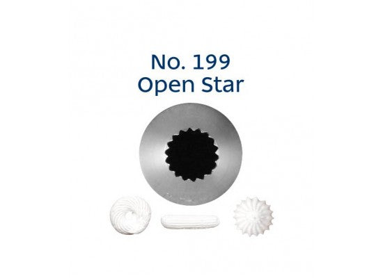 No. 199 OPEN STAR STANDARD S/S PIPING TIP
