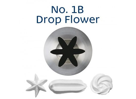 No. 1B DROP FLOWER MED/LGE S/S PIPING TIP