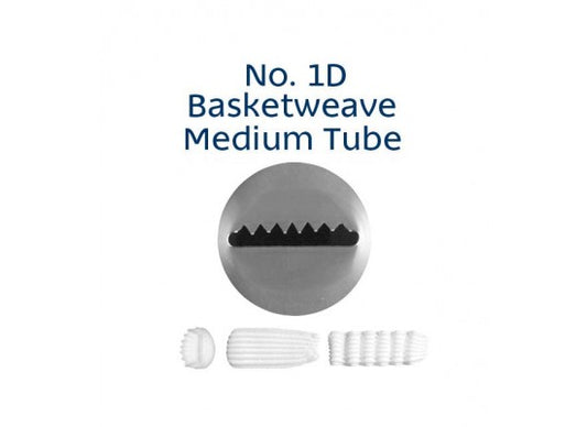 No. 1D BASKETWEAVE MEDIUM S/S PIPING TIP