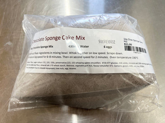 1kg Choc Sponge Cake Mix