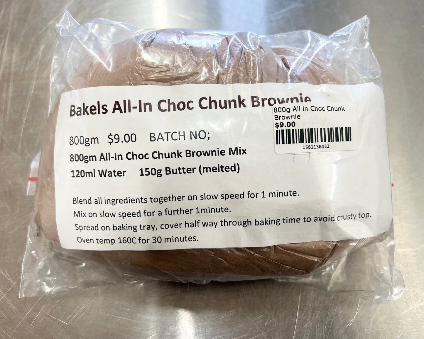 800g All in Choc Chunk Brownie Mixes Other