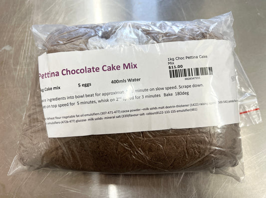 1kg Choc Pettina Cake Mix