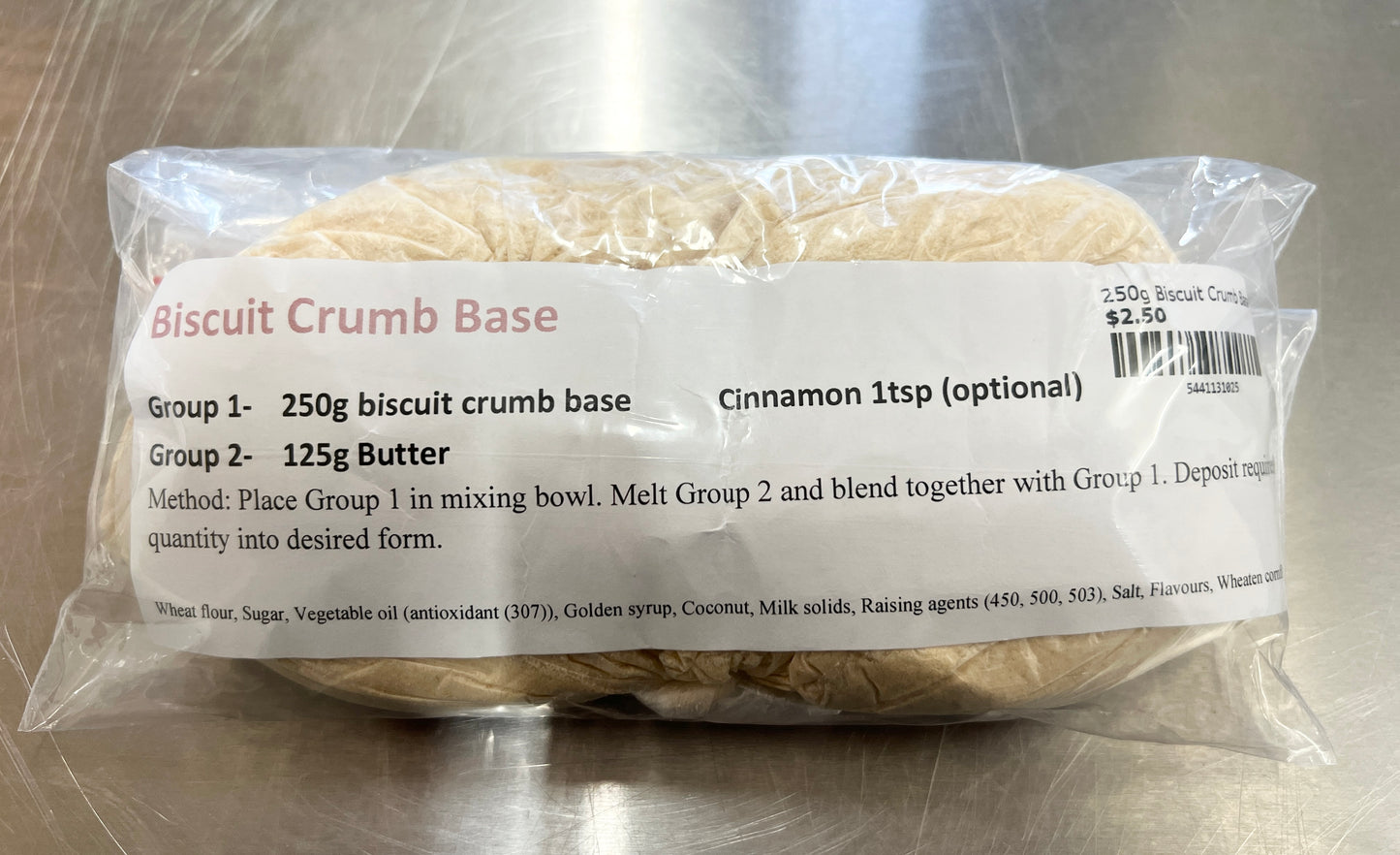 250g Biscuit Crumb Base Mixes Other