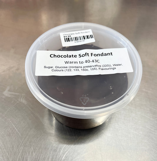 Chocolate Soft Fondant Donut Icing