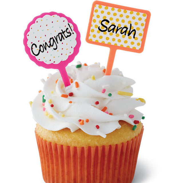 Confetti Customisable sticker cupcake kit