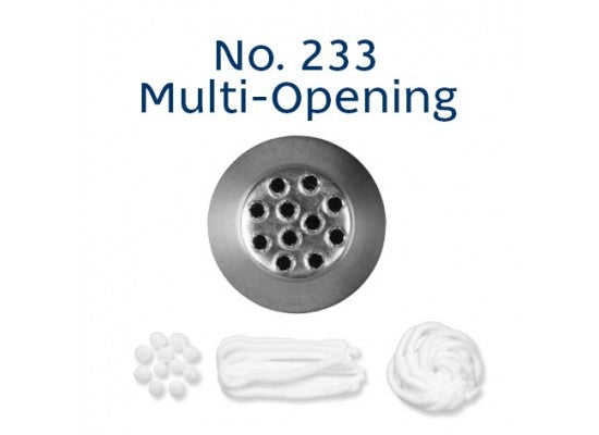 No. 233 MULTI-OPENING STANDARD S/S PIPING TIP