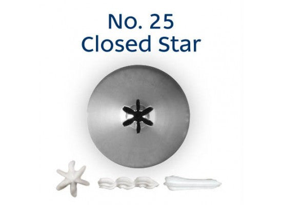 No. 25 CLOSED STAR STANDARD S/S PIPING TIP