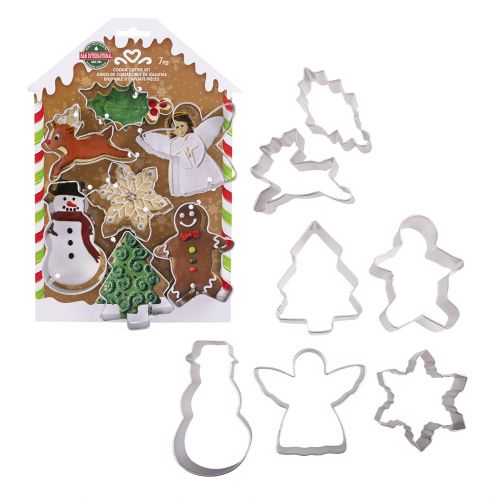 XMAS COOKIE CUTTER CARDED SET 7