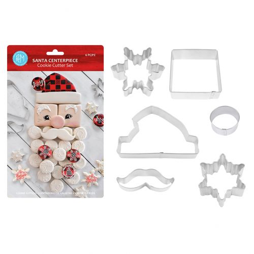 SANTA CENTREPIECE COOKIE CUTTER SET