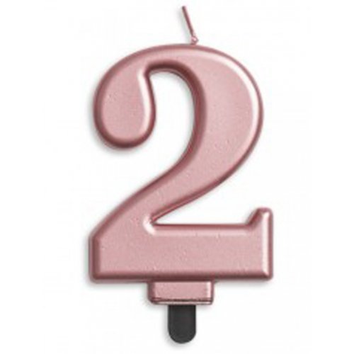 2 Rose Gold Jumbo Candle