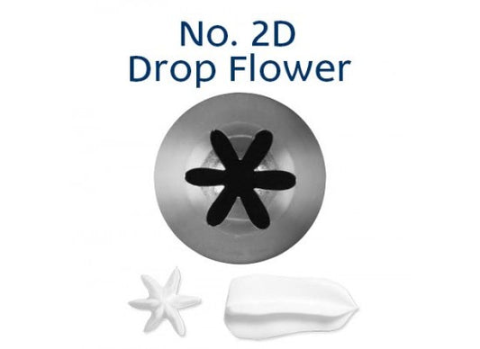 No. 2D DROP FLOWER MEDIUM S/S PIPING TIP