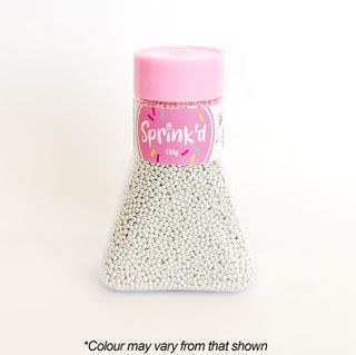 SPRINKD | SUGAR BALLS | SILVER | 2MM | SUGAR PEARLS