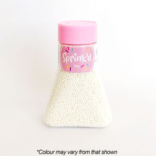 SPRINKD | SUGAR BALLS | WHITE | 2MM | SUGAR PEARLS