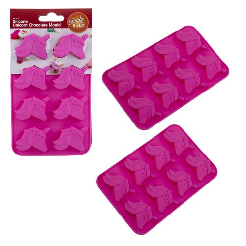 Unicorn 8 Cup Chocolate Silicone Mould Set 2