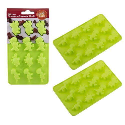 Dinosaur 8 Cup Set 2 Chocolate SIlicone Mould